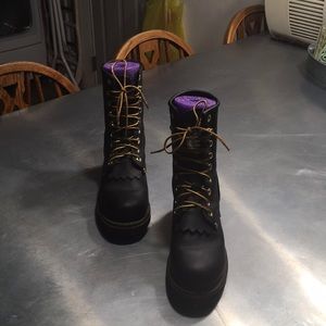 Women’s Georgia Oily Leather Work Boots